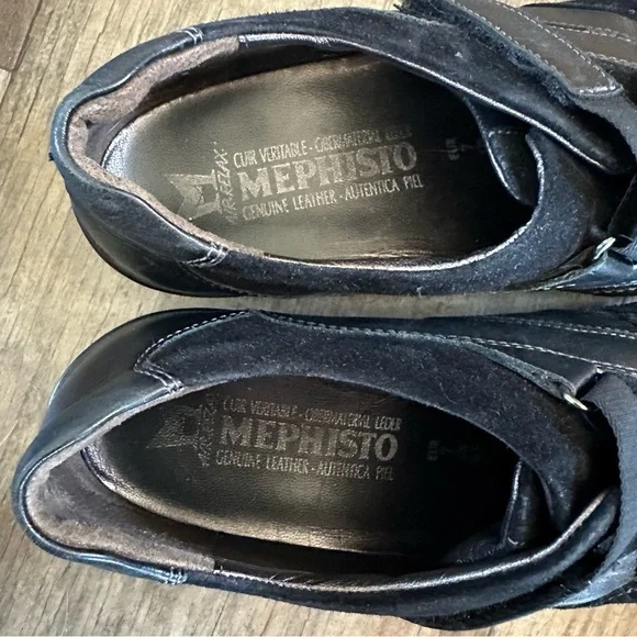 Mephisto velcro top sneaker leather and caoutchouc - Picture 7 of 9